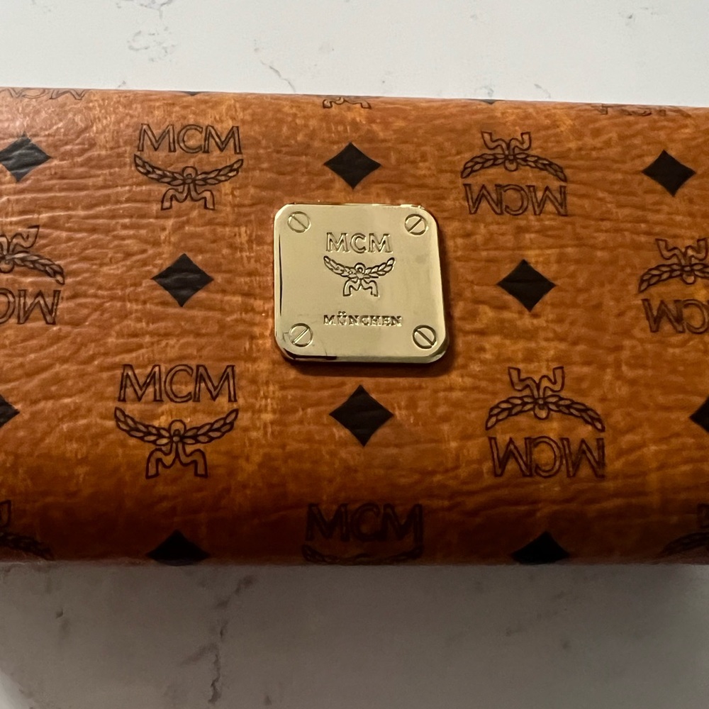 Mcm brand. Authentic eye glass case